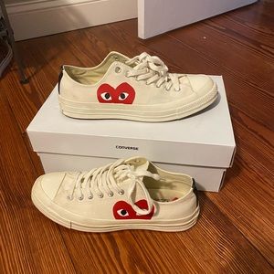 Converse Comme des Garçons PLAY with box